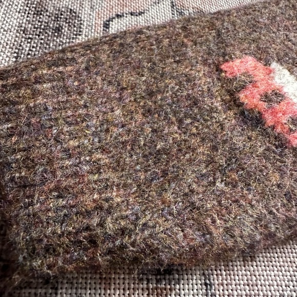 Hanna Andersson Baby Holiday Sweater 0–3 Months Home Sweet Home Brown House $75 - Picture 6 of 13